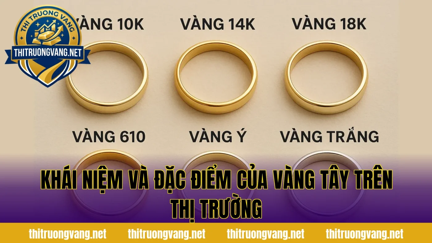 Khái niệm và đặc điểm của vàng tây trên thị trường