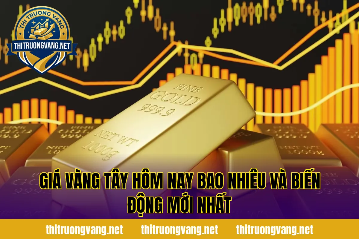 Giá vàng tây hôm nay bao nhiêu và biến động mới nhất