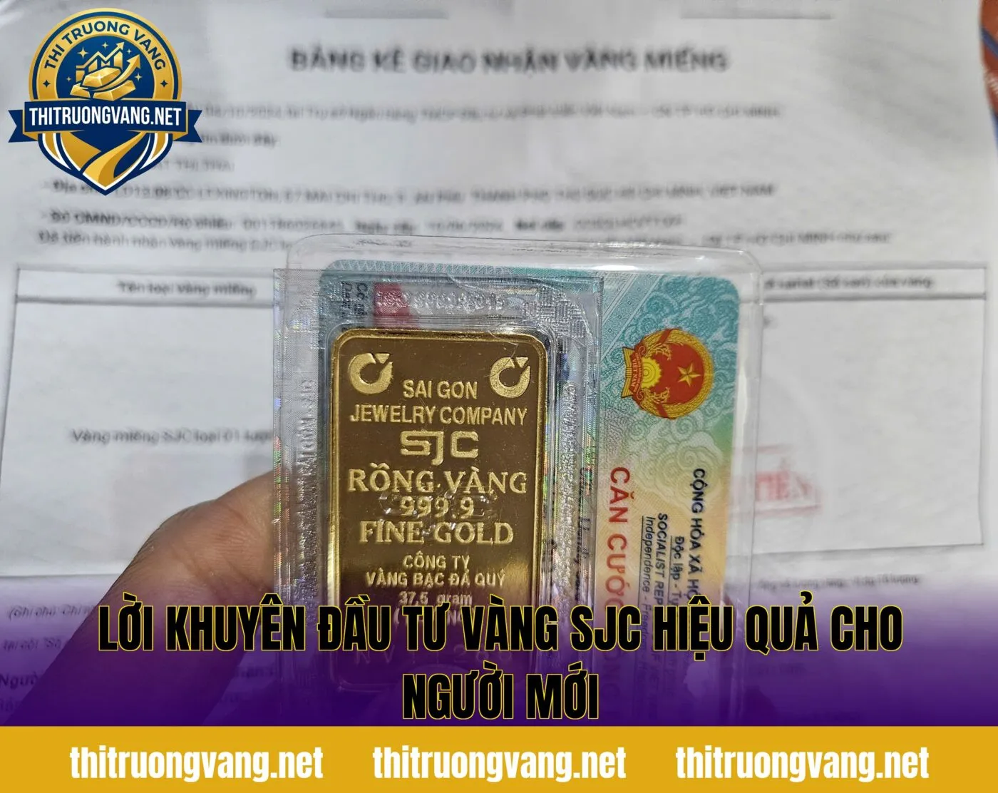 Lời khuyên đầu tư vàng SJC hiệu quả cho người mới