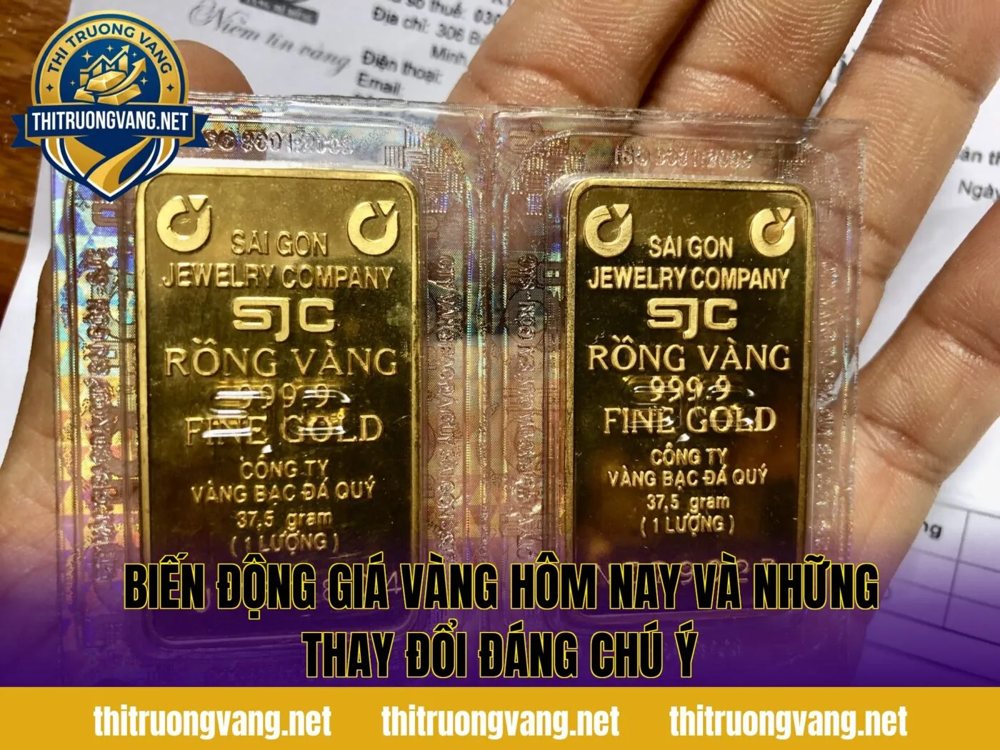 Biến động giá vàng hôm nay và những thay đổi đáng chú ý