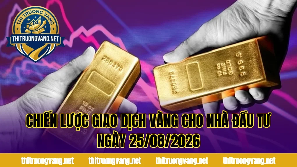Chiến lược giao dịch vàng cho nhà đầu tư ngày 25/08/2026