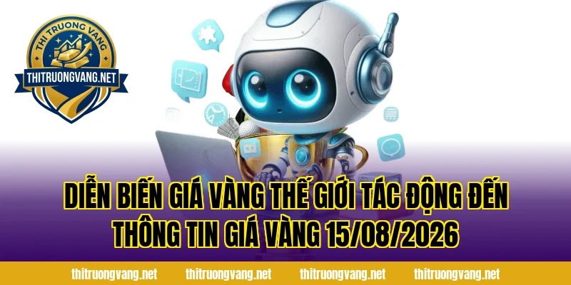 Diễn Biến Giá Vàng Thế Giới Tác Động Đến Thông Tin Giá Vàng 15/08/2026