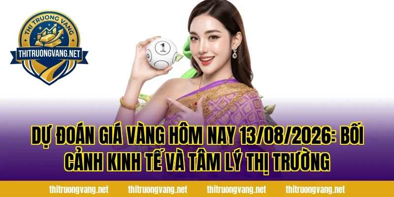 Dự Đoán Giá Vàng Hôm Nay 13/08/2026: Bối cảnh kinh tế và tâm lý thị trường