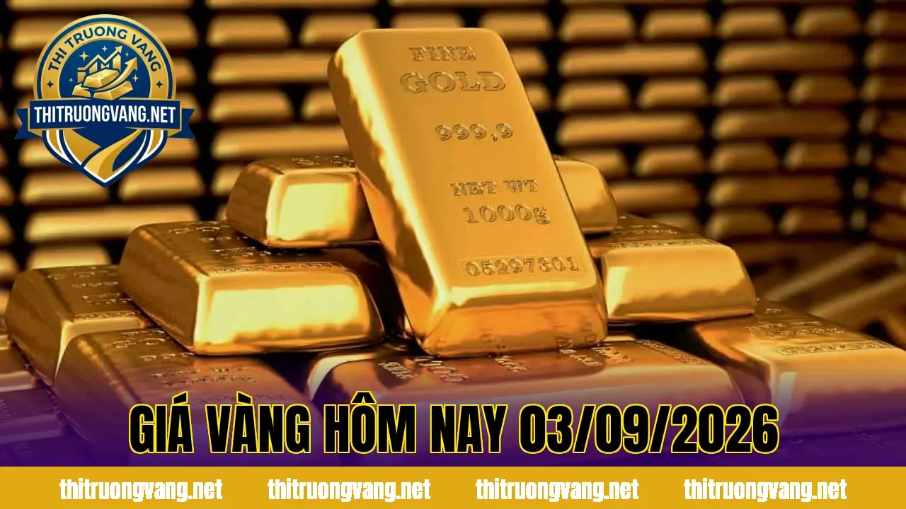 Giá vàng hôm nay 03/09/2026