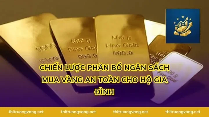 Chiến lược phân bổ ngân sách mua vàng an toàn cho hộ gia đình
